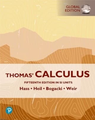 Thomas' Calculus in SI Units 15/e (Hass)